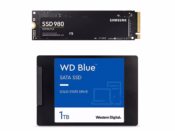As diferenças entre um SSD SATA e um M.2